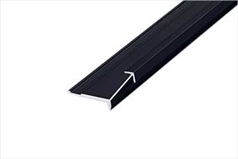 清远航空纤维墙咔铝合金阳角线(哑黑氧化)