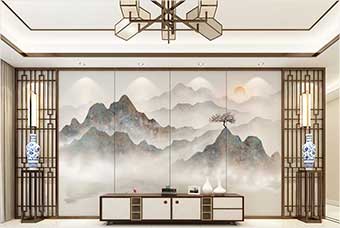 清远森佰汇航空纤维（山水画系列）