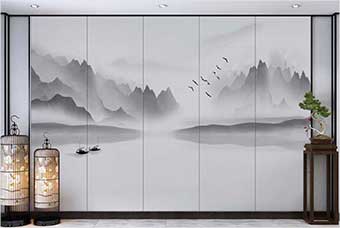 清远森佰汇航空纤维(山水画系列)