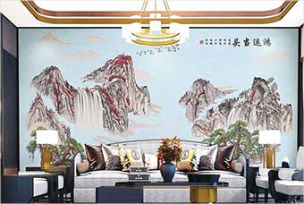 清远森佰汇航空纤维墙咔(鸿运当头)